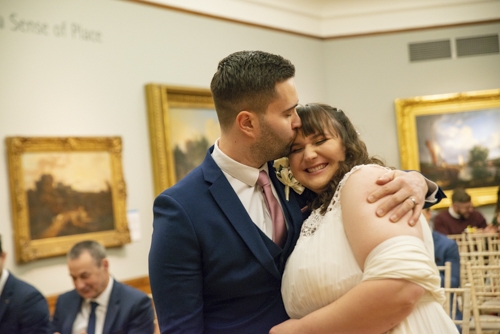 Photograph of Toby & Elizabeth Whittington getting married